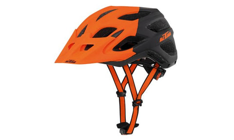 Cykelhjelm KTM Factory Character Sort matt/Orange Matt