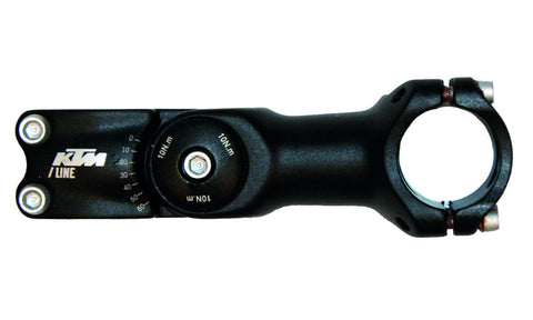 Potence de vélo ligne KTM réglable / 25.4ø / 90 mm